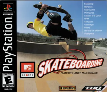 MTV Sports - Skateboarding featuring Andy Macdonald (US) box cover front